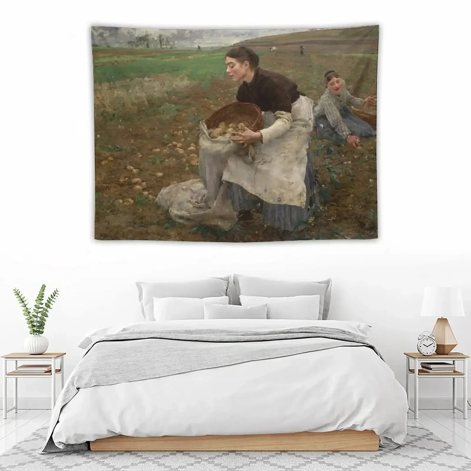 

October -Jules Bastien-Lepage Tapestry Room Aesthetic Aesthetic Decoration Room Decor Aesthetic Tapestry