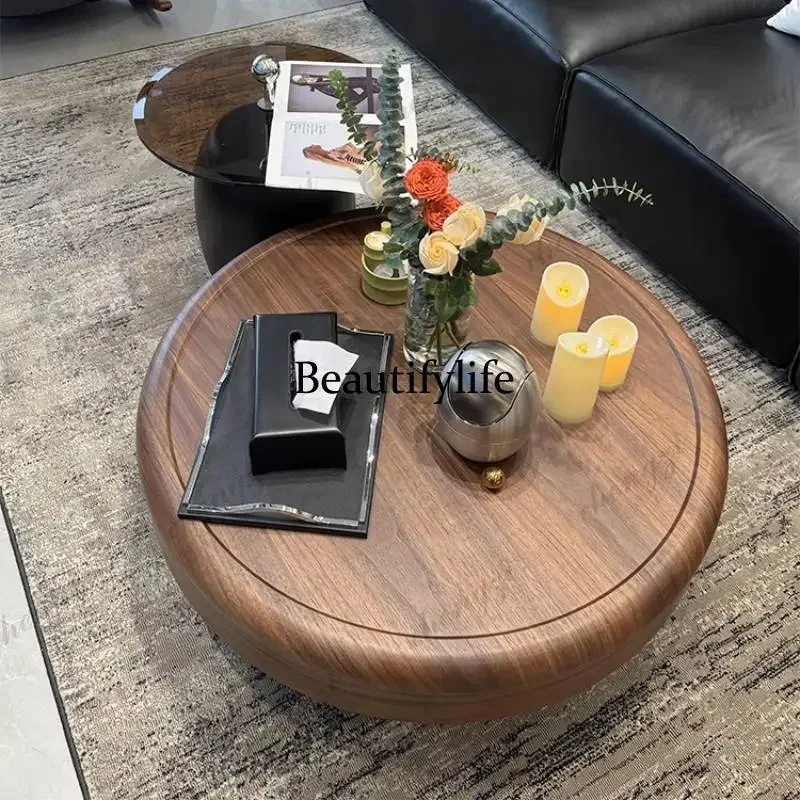 Multifunctional Coffee Table Living Room Luxury Side Home Coffee Table Center Round Storage Tavolino Da Salotto Furniture
