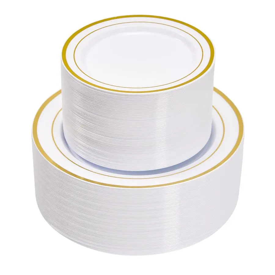 Gold Plastic Plates…