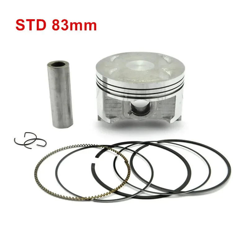 Motorcycle Cylinder Piston Rings Kits Set For Suzuki AN400 Burgman Skywave 400 1999-2006 STD Bore Size 83mm +50 +75 +100