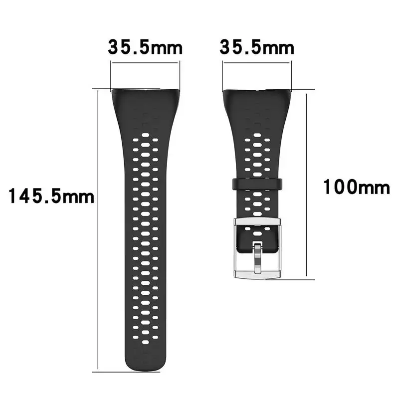 Silicone Watch Band Breathable Replacement Wrist Band Strap With Tools For Polar M400 M430 GPS Running Smart Sports Watch