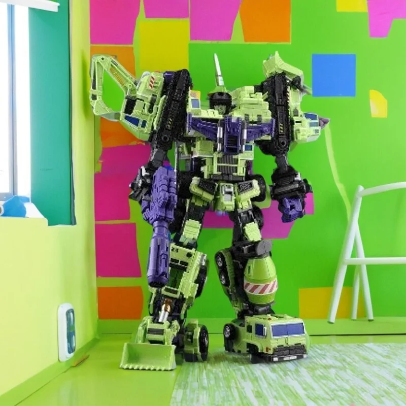 

Transformation Robot Combiner Devastator Six In One Combination Set Green Giant Type 61 Mtco Giant Series Action Figure