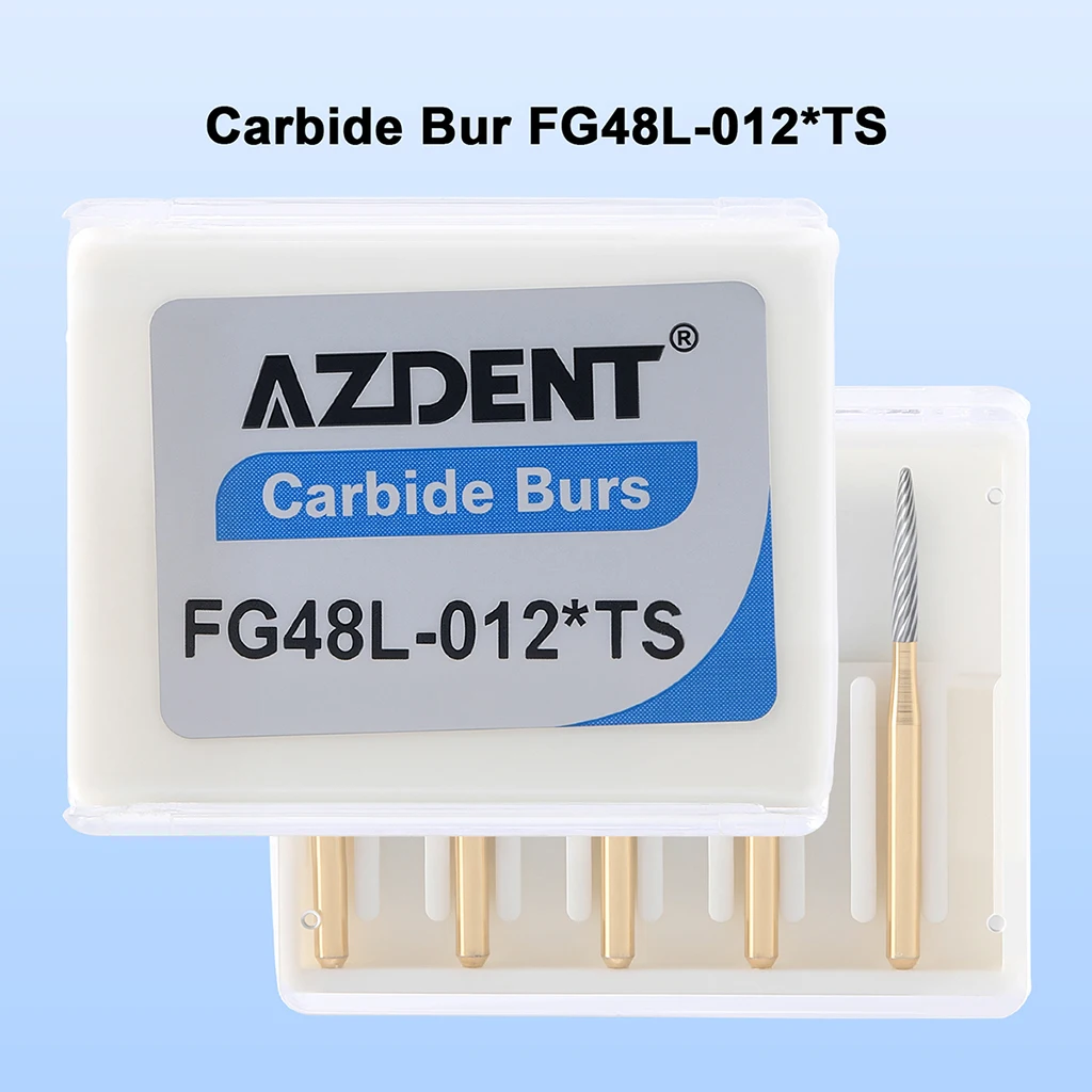 5 stücke AZDENT Dental Hartmetall Bohrer Dental Trimmen Finishing Schleifen Bohrer FG7714 Zahnmedizin Bohrer für High Speed Handstück – Detail 15