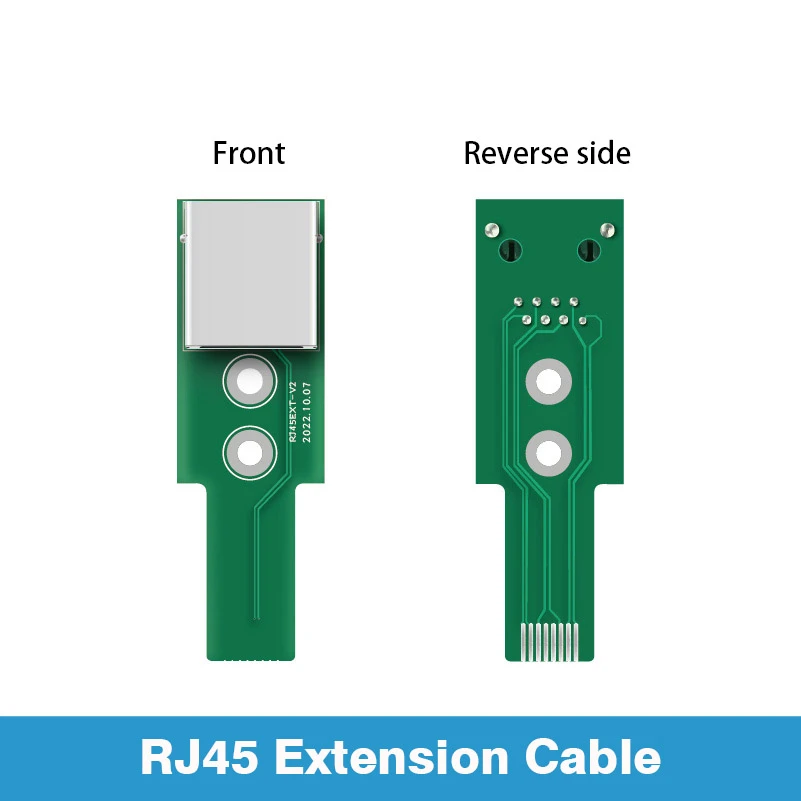 Tarjeta de extensión RJ45 macho a hembra, placa de transferencia, interfaz de red RJ45, placa de fijación de Internet, puerto de red macho a hembra