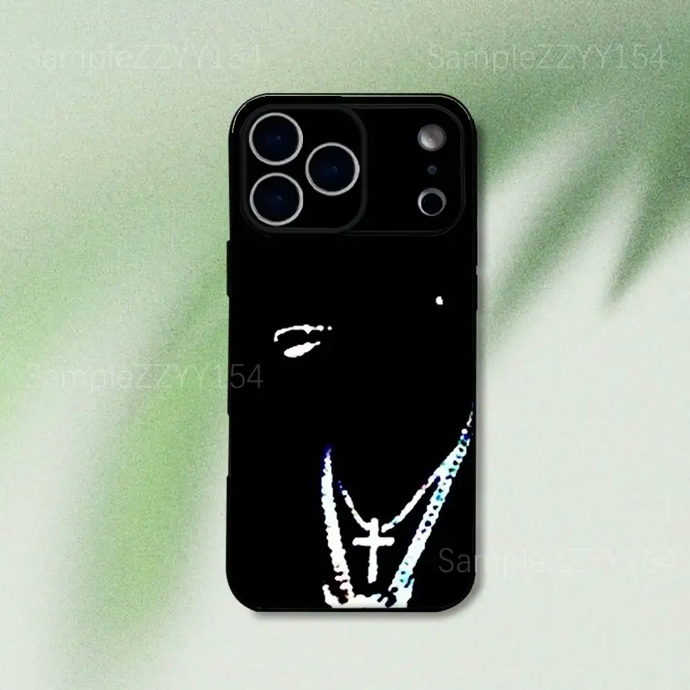 Rapper Ken Carson A Great Chaos Phone Case For iPhone 17,16,15,14,13,12,Pro,Max,Plus,E,SE4,Air,Mini Black Soft Funda