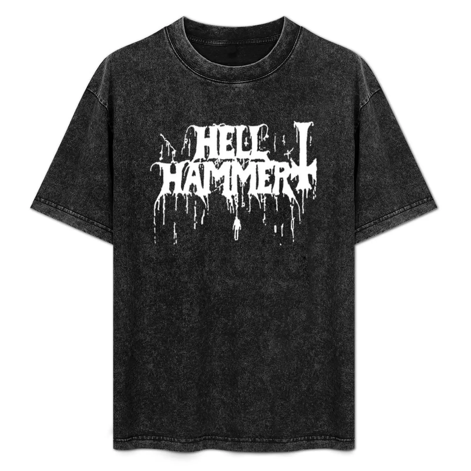 

Hellhammer Swiss Switzerland Celtic Frost Satanic Black T-Shirt Soft Lightweight Cotton T-Shirt