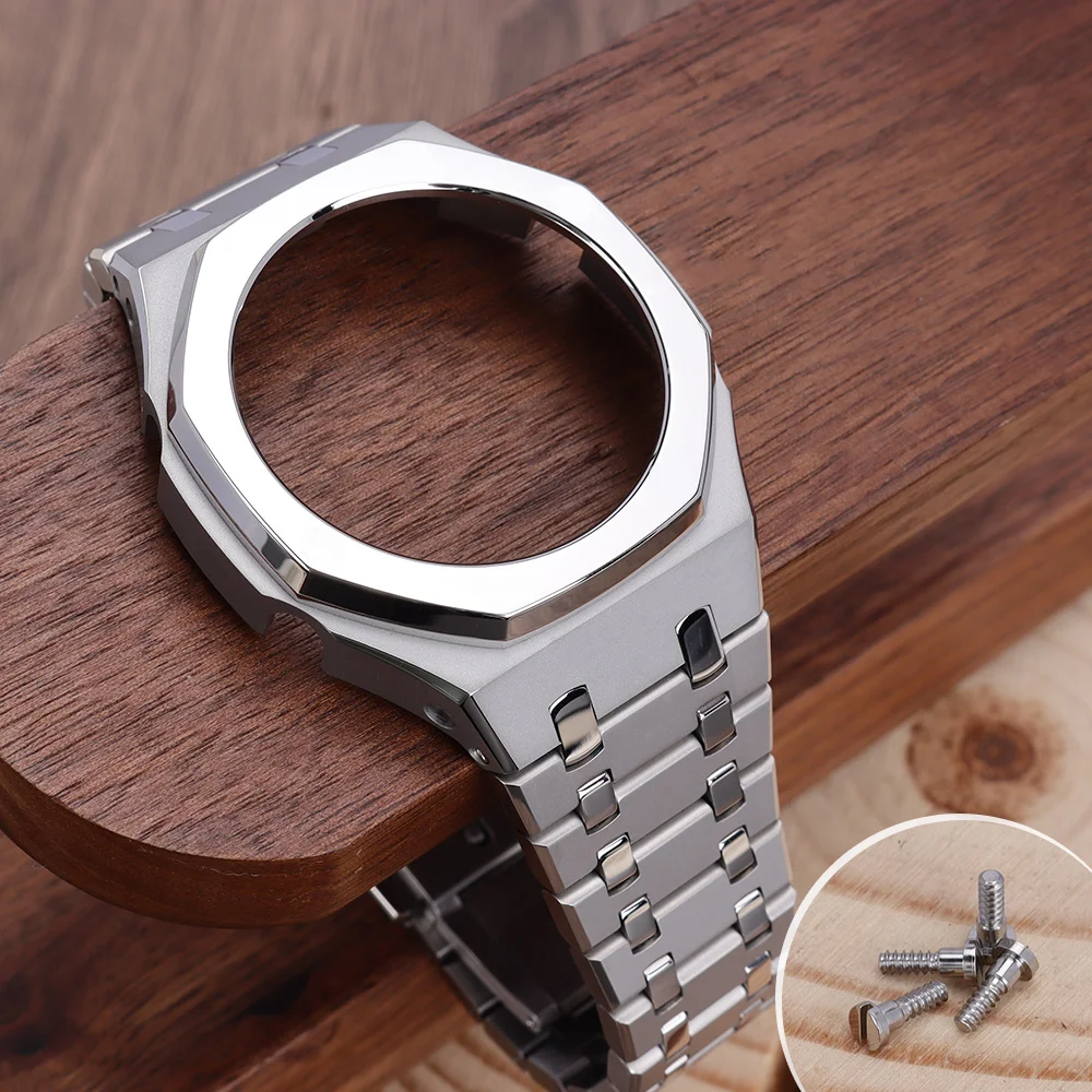 Gen4 Metal Case Bezel Frame Kit voor GA2100 Modificatie Horlogekast Roestvrij Stalen Band GA 2100/2110 Vervanging Kits Accessorie