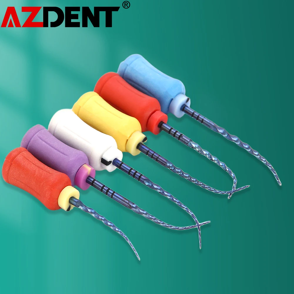 Azdent Dental Root Canal Files SX-F3 25mm Dental Instrument Heat Activation Hand Use Lab Tools