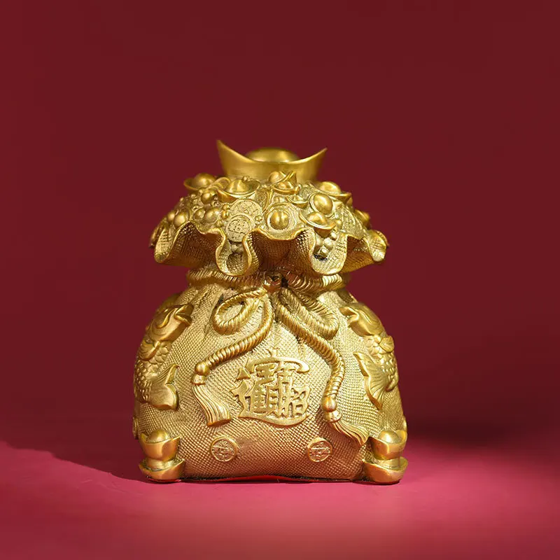 ingot ornaments, piggy banks, large money bags, home decorations