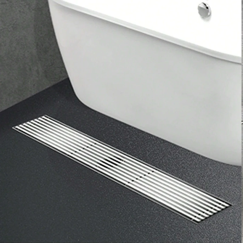 Widened water guide strip floor drain, bathroom shower room toilet floor drain
