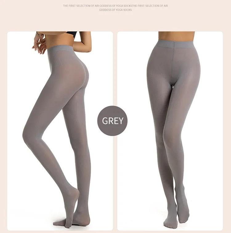 Frauen Plus Größe Strumpfhosen Hosen Gestrickte Weiße Tanzen Socken 40d Bunte Strumpfhosen Sexy Orange Lila Leggings Neues Design 45-75kg – Detail 8