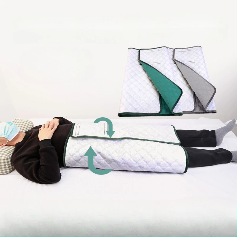 Multifunctional Diaper Skirt Bedridden Elderly Adult Anti Urinary Bed Care Diaper Cloth Pad Washable Breathable Men Women