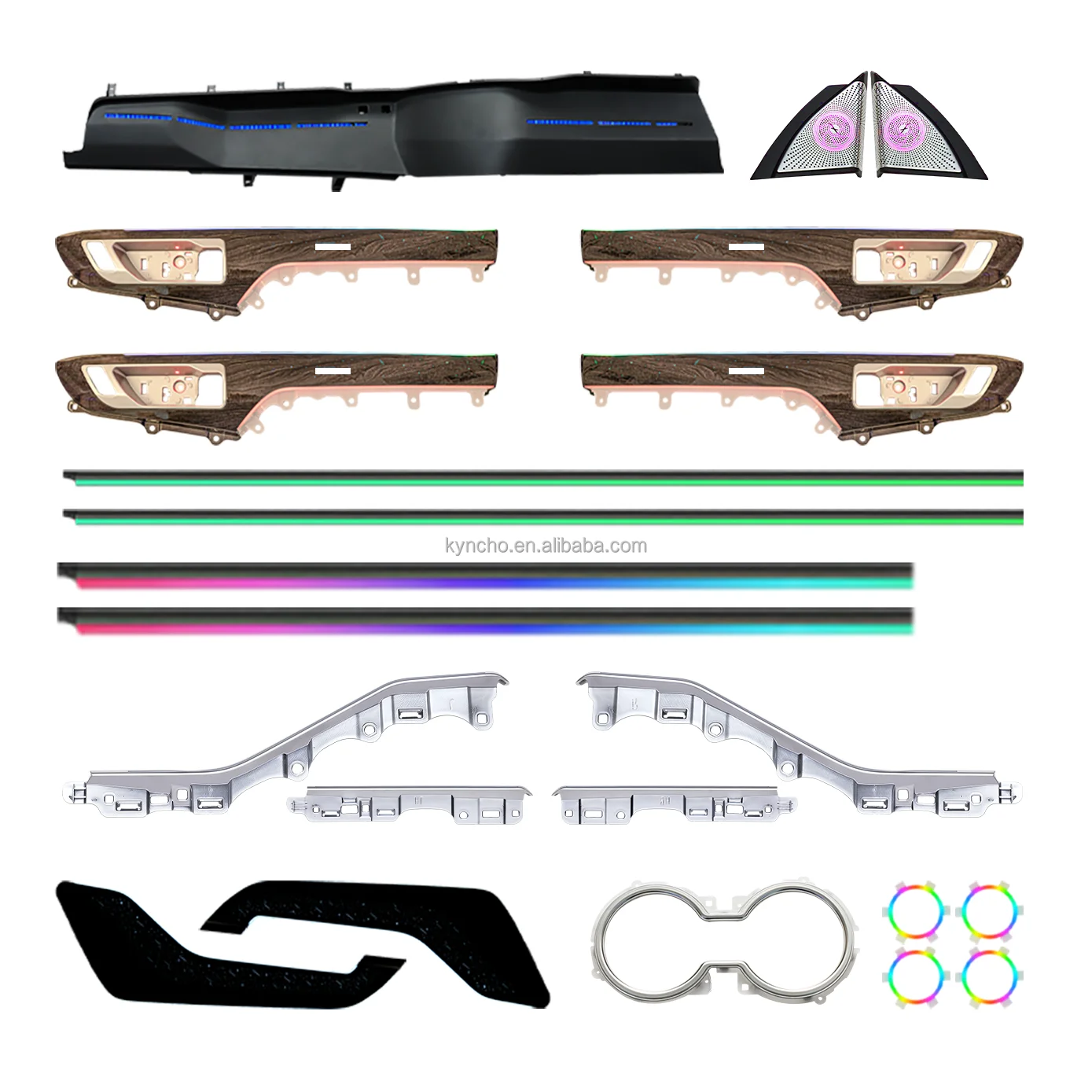 

KYNCHO 2022 2024 for Highlander Ambient LED Interior Lighting Upgrade New Condition Special Auto Modification