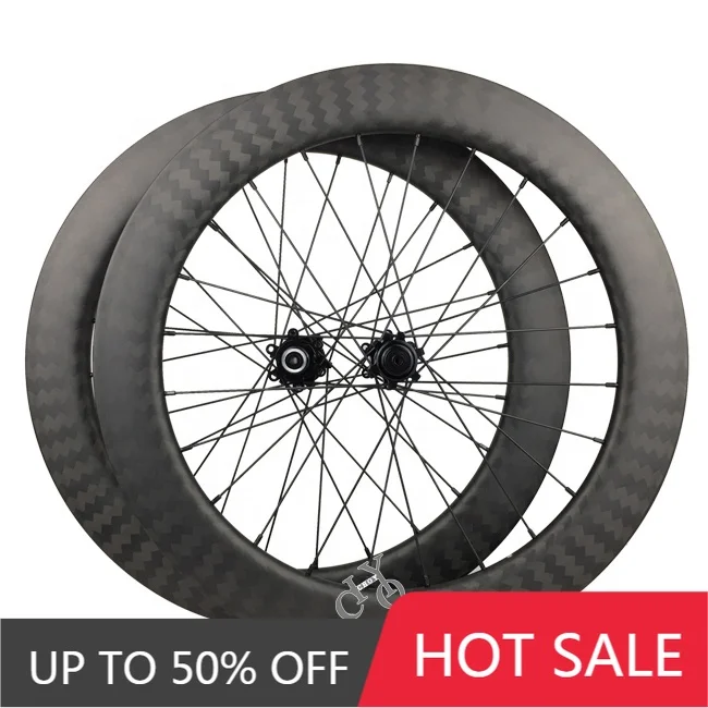 

STLF 20 Inch 451 Carbon Wheelset 50mm X 25mm Foldable Bicycle Wheelset Clincher Disc Brake 11 Speed Carbon Folding Bike Wheels 2