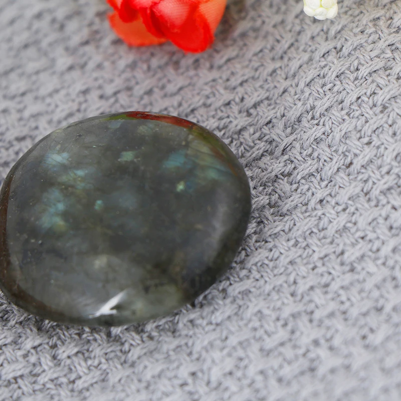 Natural Crystal  Raw Gemstone Ornament Polished Quartz Labradorite Handicraft Fish Tank Decorating Stone Healing Stone