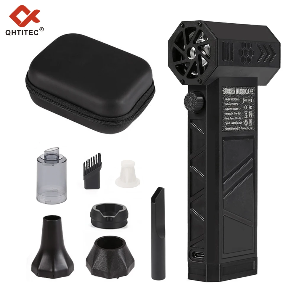 JCD Mini Turbo Jet Fan Turbo Violento Ventilador potente con ventilador de conducto de alta velocidad Ventilador de conducto de mano 140000   Soplador de plumero de aire RPM