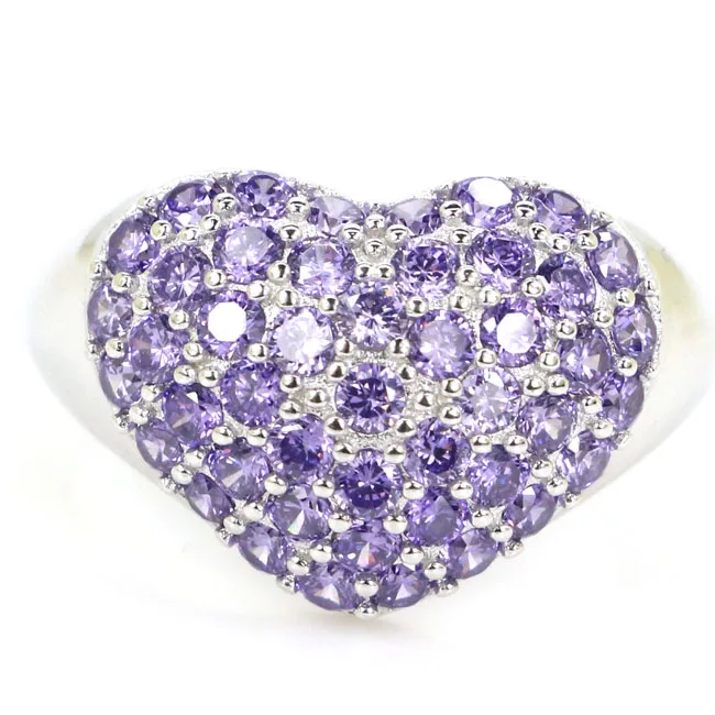 

Кольца из твердого серебра 925 пробы, 17x13 мм, Jazaz, 4,3 г, милое сердце, оранжевый спасбортин, гранат, золотой цитрин, женские