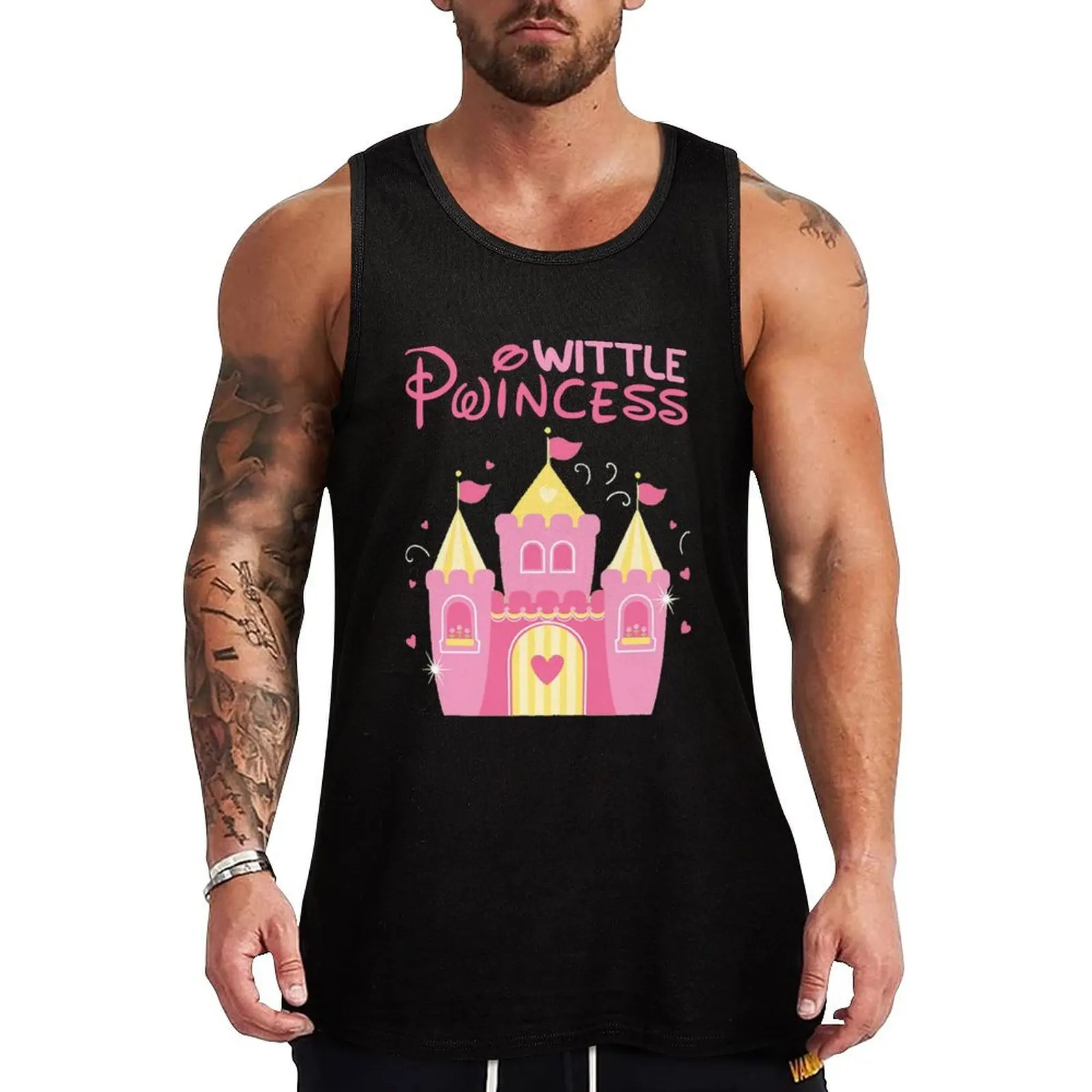 

Wittle Pwincess Tank Top summer clothes man 2025 sleeveless vest men mens gym clothes