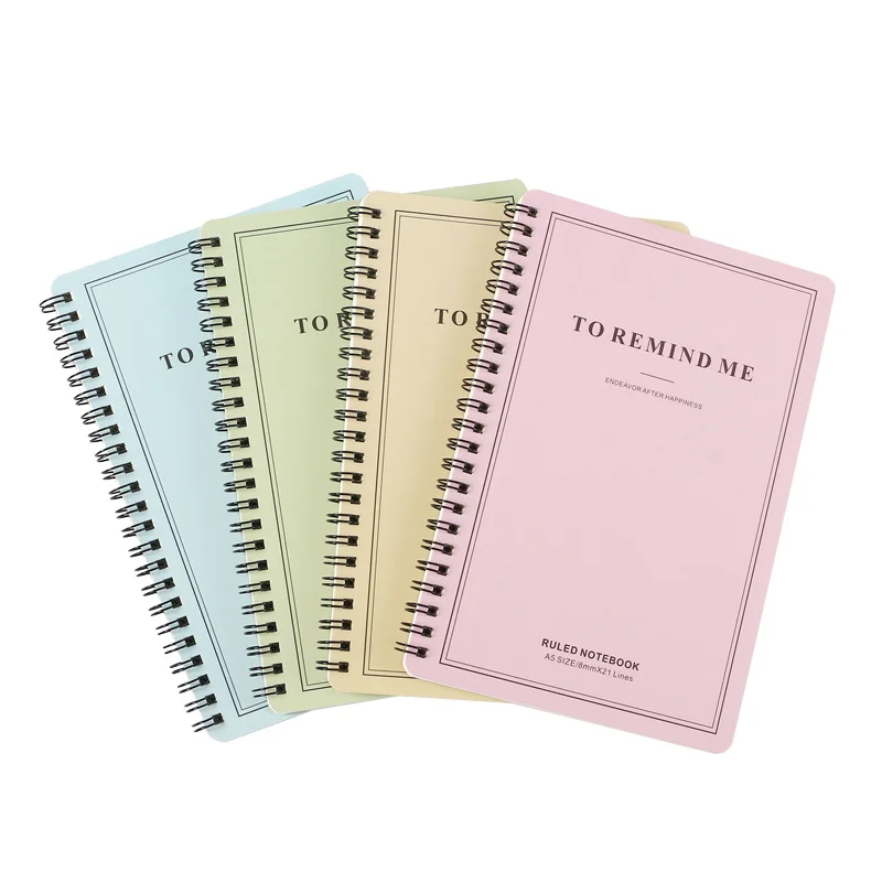 A5 B5 Spiral Book Notebook To-Do กระดาษเรียงราย Journal ไดอารี่ Sketchbook สำหรับอุปกรณ์สำหรับโรงเรียน Stationery Store