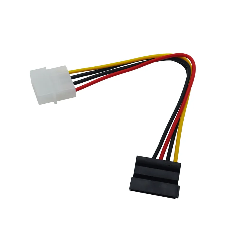 4 Pin IDE to SATA 15 Pin HDD Power Adapter Cable Hard Drive Adapter Male to Female Molex SATA Power Cable