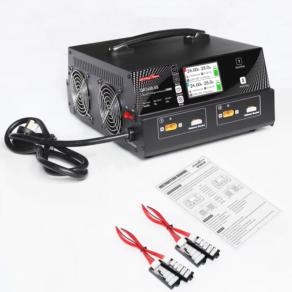 

Ultra Power UP2400 Charger 6S LiPo LiHV Balance Battery Charger
