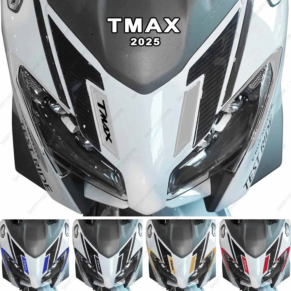 

T-max Stickers Motorcycle Accessories Front Protection Sticker Waterproof Anti-scratch 3D Gel Resin Decals For Yamaha Tmax 2025