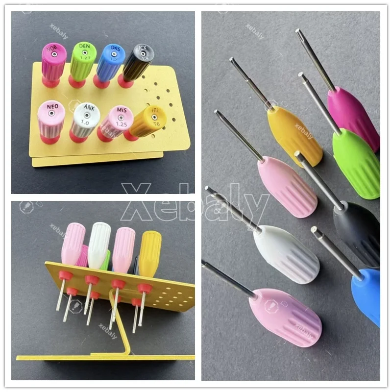 

8Pcs/Set Dental Lab Screwdrivers Univeral Implant screw drivers ITI Osstem Hiossen Dentium Nobel Anthogry