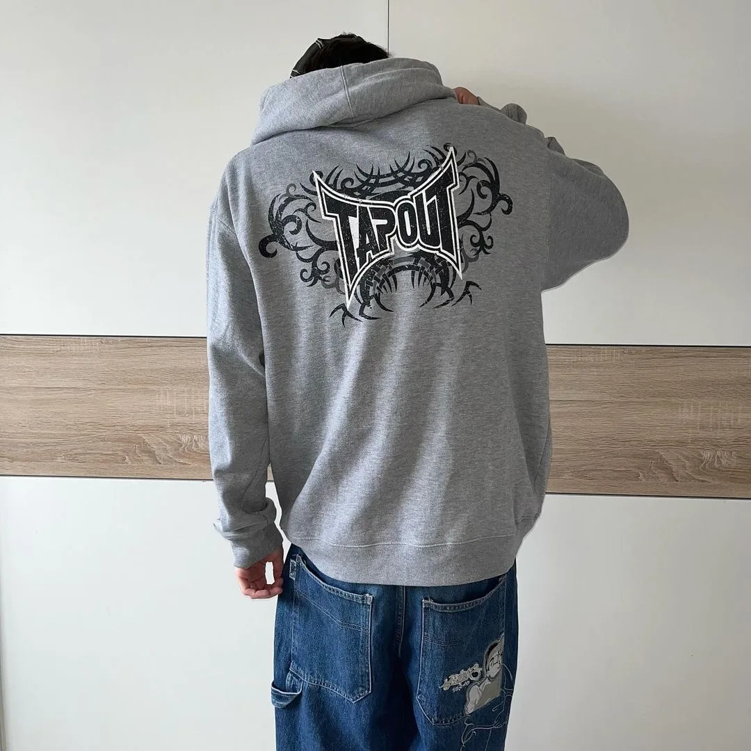 Y2K Hoodie New Gothic Letter Printing Hip Hop Casual Sweatshirt Selling Personality Retro Zipper Hoodies Mens Womens Streetwear