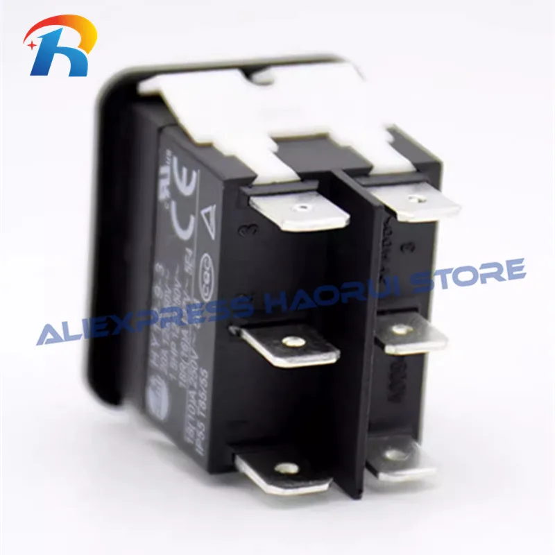 1Pcs KEDU HY12-9-3 -4 -5 HY12 Push Button On Off On Rocker Switch Pushbutton Switches for Electric Power Tools 20A 18(12)A 250V