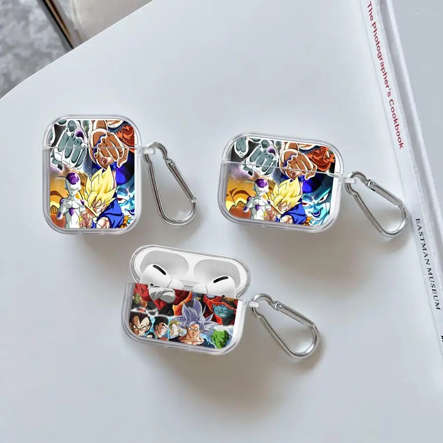 

Clear Earphone Cases Cover Case For Airpods Pro2 Pro3 1 3 Pro 2 4 D-Dragons Gokus Vs Frieza