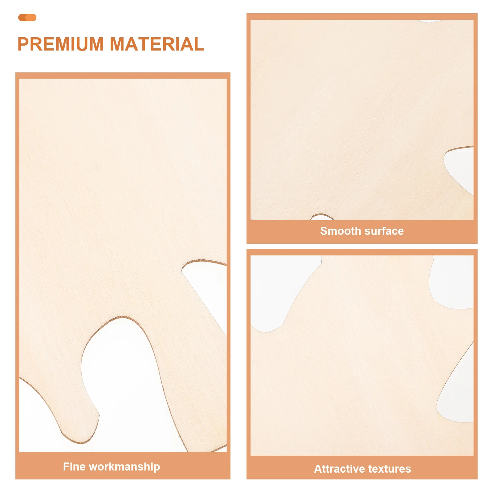 

6Pcs Mini Wooden Cutting Boards Unfinished DIY Craft Tray Natural Wood Bread Serving Plate Cake Fruit Food Tray