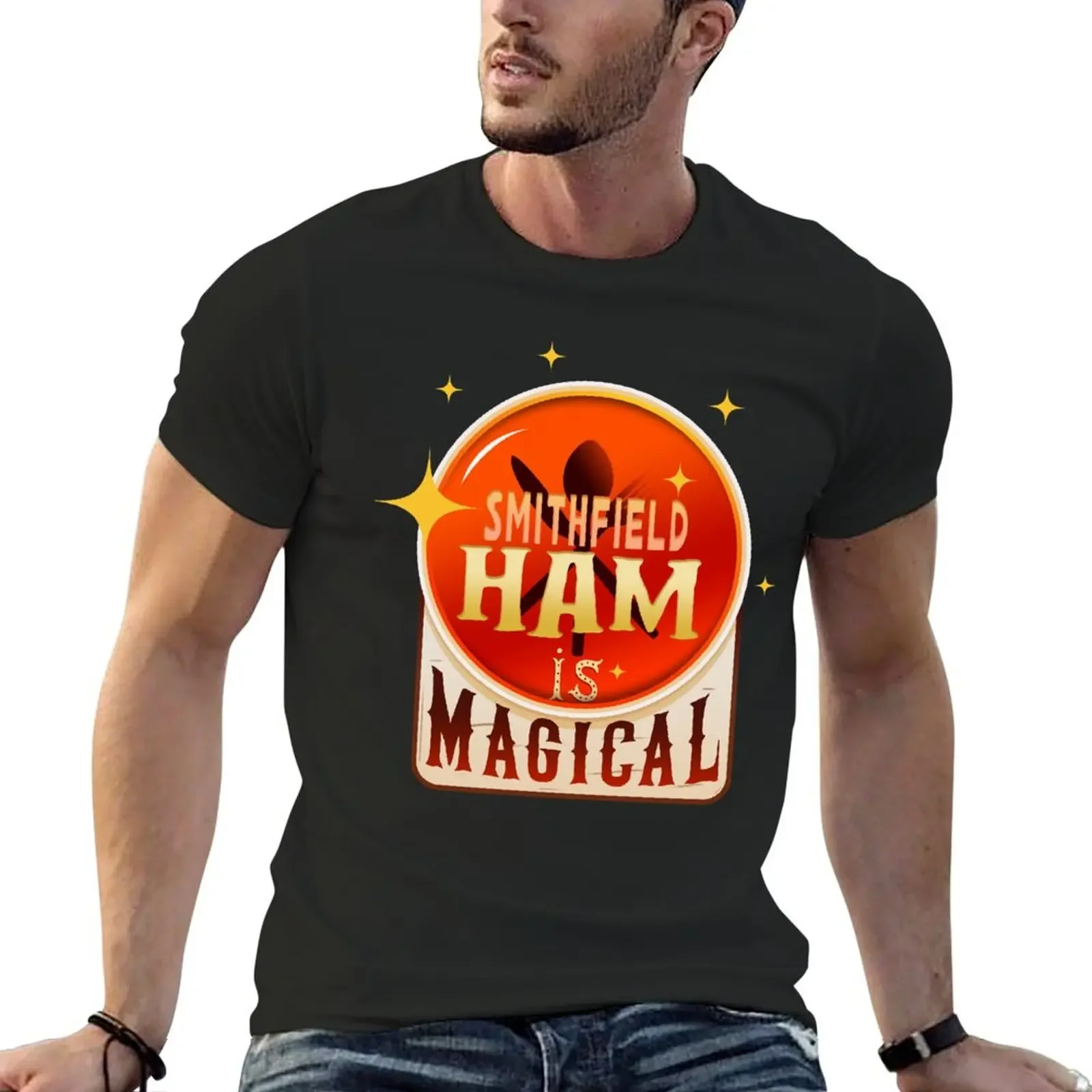 Smithfield Ham Is Magical T-Shirt summer top customs design your own plus size tops mens designer t shirt