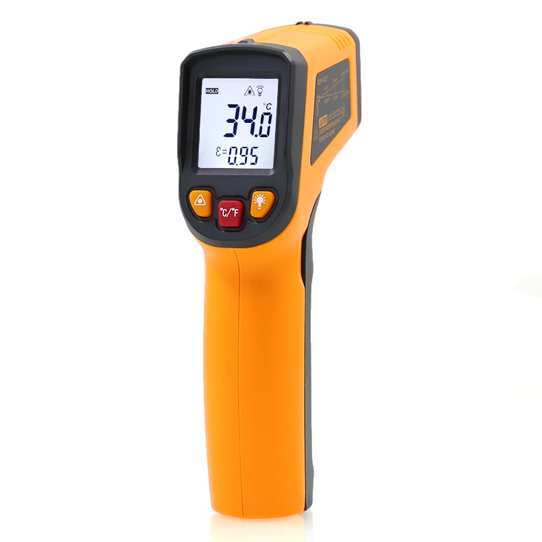 NJTY Infrarot-Thermometer, industrielle hochpräzise Temperaturpistole, elektronisches Wasser-Öl-Temperaturmessgerät, Küche, Backen – Detail 16
