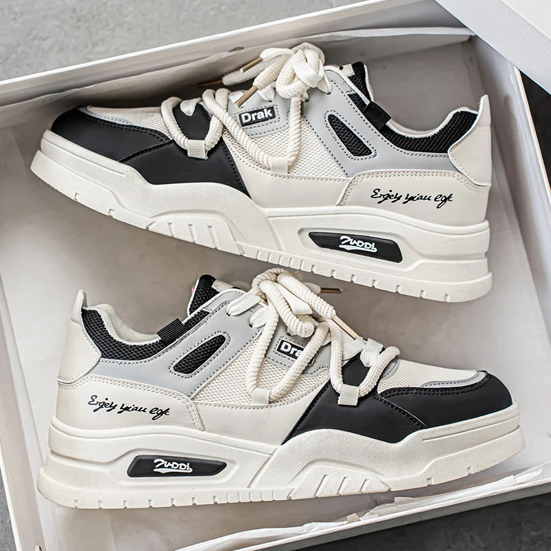 2025 Casual Fashion Mesh Sneakers New Skateboard Mens Shoes Outdoor Running Sports Shoes Hiking Tennis Platform Luxury Footwear