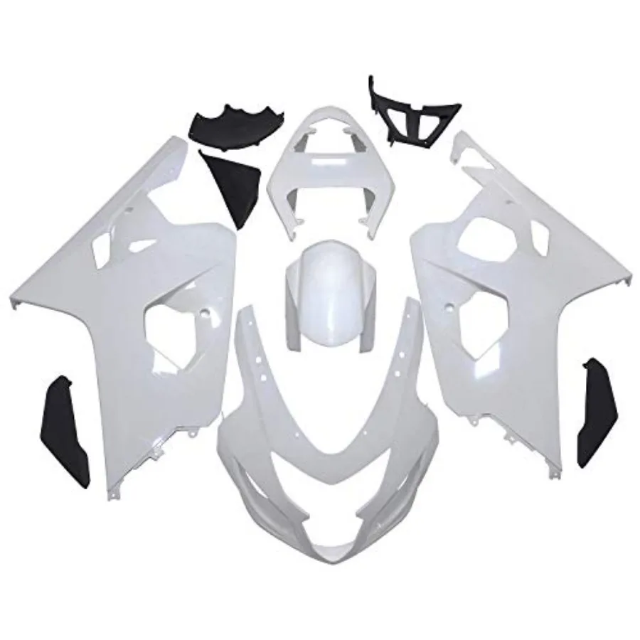 

S0604 Unpainted Drilled ABS Bodywork Fairing Kit for Motorcycle Performance Upgrade Compatible with SUZUKI GSXR600 750 2004 05