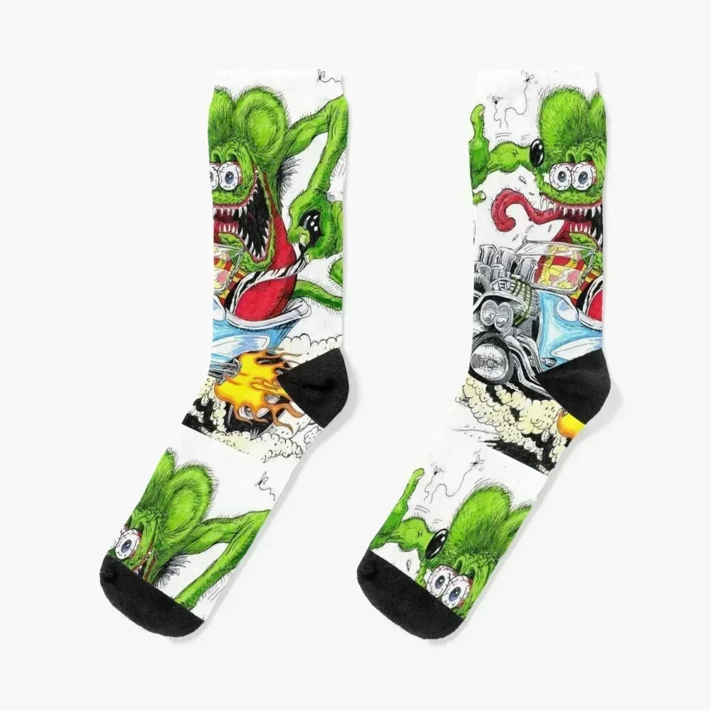 

rat fink Socks Crossfit colored new year man Socks Ladies Men's