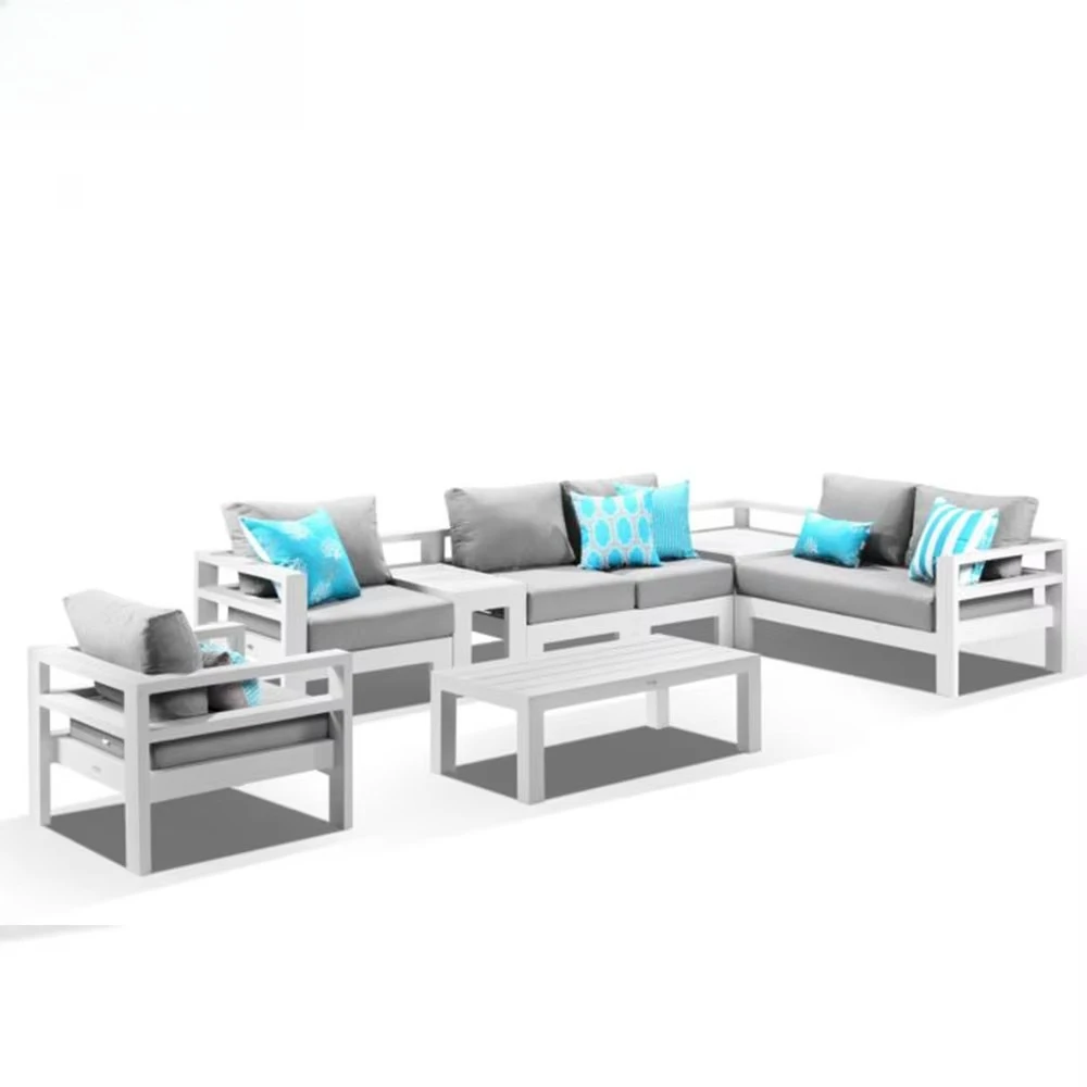 #￥Rust-proof and Water-proof Garden Furniture Outdoor Living Set Outdoor Furniture Set With Coffee Table