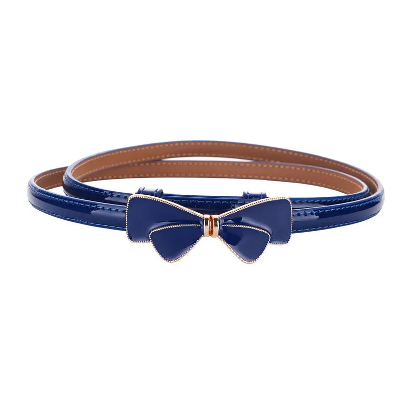 Einfacher Ledergürtel mit Schleife, Verstellbarer Dünner Gürtel für Damen 2024, Neuer Metallgürtel für Kleider und Jeans, Taillenkette, Accessoires für Damen – Detail 13
