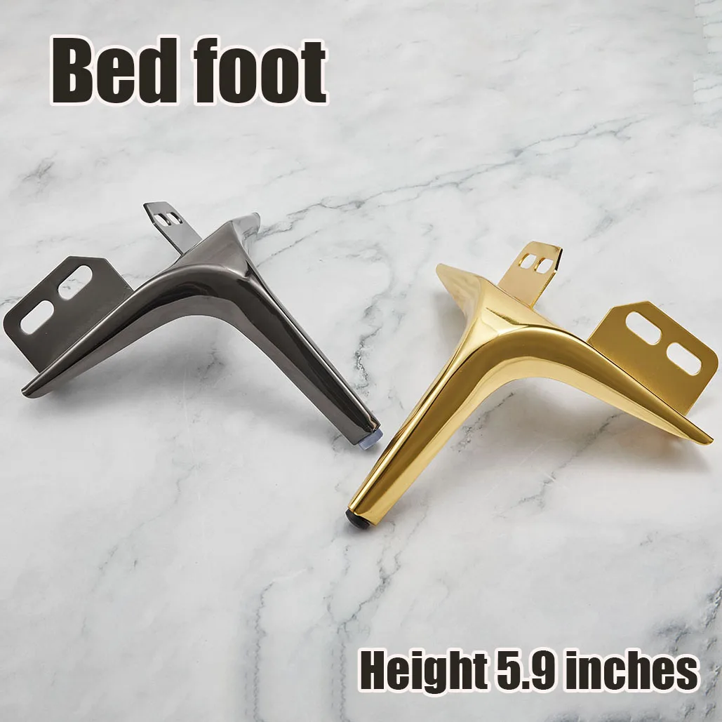 

15cm Thickening Metal Furniture Legs Furniture Leg Brackets Sofa Support Feet For TV Cabinet Bed Coffee Table Angle Code