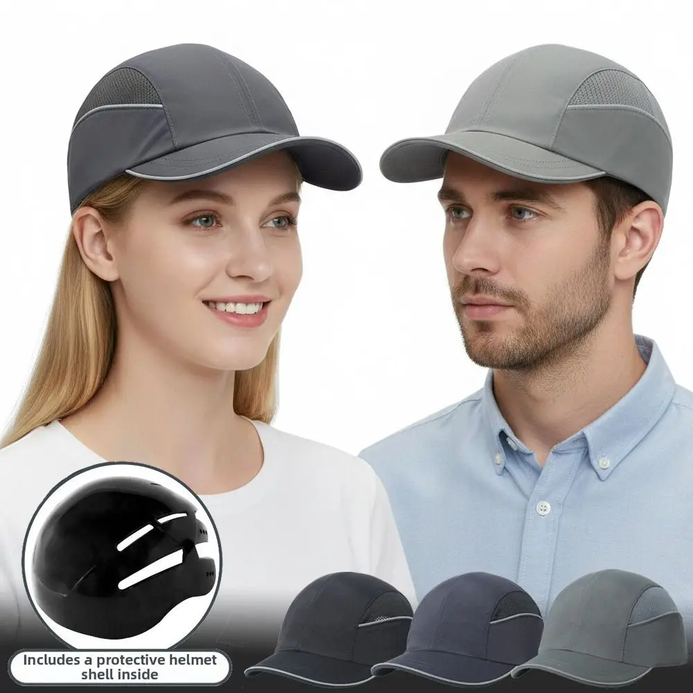 

With ABS Shell EN812 Safety Cap Anti-collision Head Protection Bump Cap Work Safety Helmet
