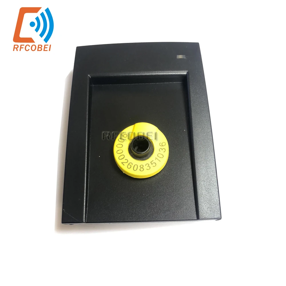 FDX-B ISO11785/84 125-134.2KHZ RFID EM4305 الكاتب القارئ ، الحيوان رقاقة كتابة رمز آلة ، حرق رمز آلة + 2 قطعة بطاقات