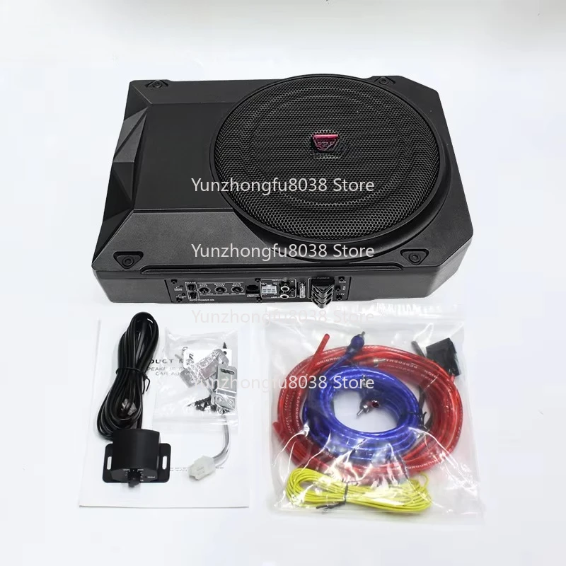 10-Inch 800W Car Audio Subwoofer New Design Car Seat Amplifier Large 12v Power Ultra-thin Aluminum Car Subwoofer