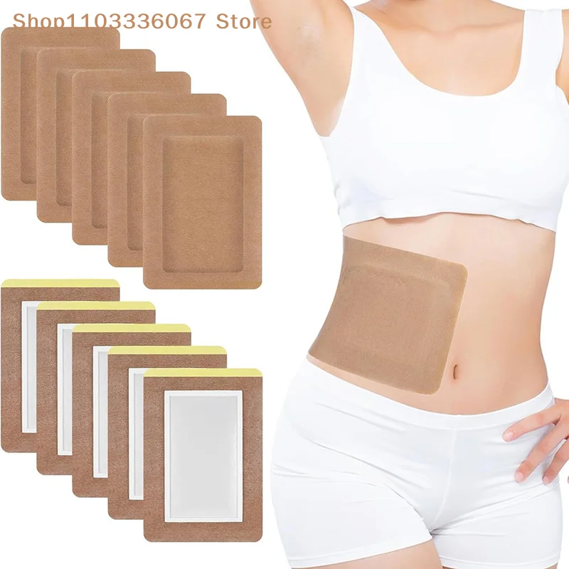 Replacement Disposable Castor Oil Pack Self-Adhesive Universal Adhesive Navel Stickers Seepage Resistant Belly Button Protectors