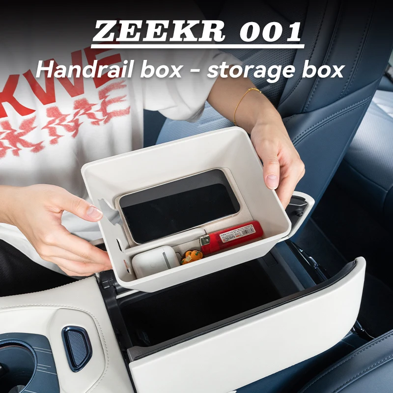 

ForZEEKR 001 21-25 armrest box storage box, special storage for car decoration, car interior accessories