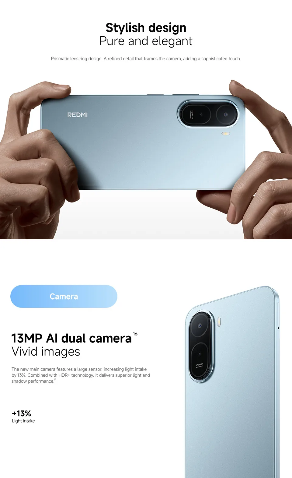 Global Version Xiaomi Redmi A7 Pro Smartphone ROM 6000mAh 15W Charging Octa-core UNISOC T7250 13MP Camera 120Hz 6.9" LCD Display