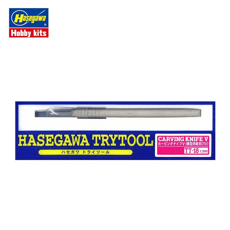 

HASEGAWA TRYTOOL TT-18 (71218) Carving Knife V Modeling Chisel V-shaped Blade Engraving Pen Scriber Plastic Model Making Tools