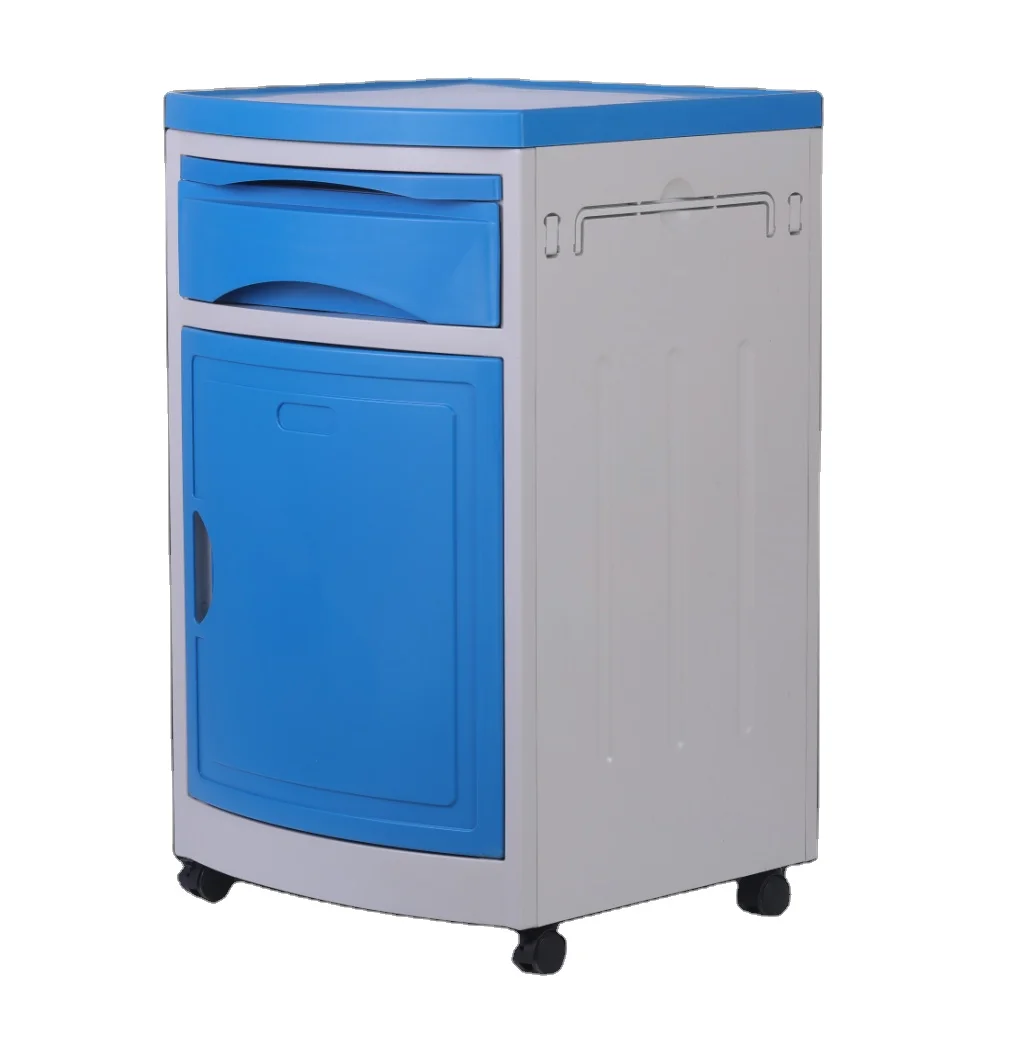 Modern Medical Furniture ABS Plastic Ward Hospital Bedside Table