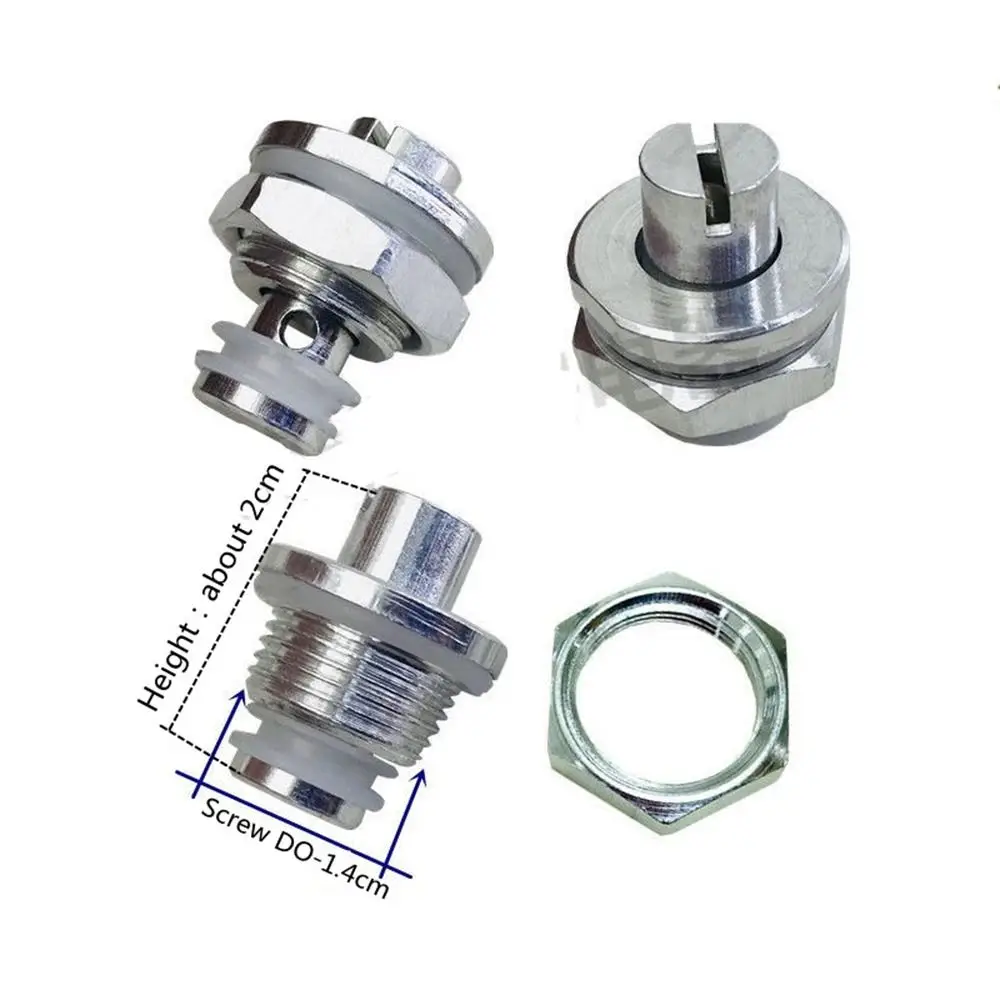 Universal Pressure Cooker Valve 14MM Aluminum Limiting Valve Pot Center Thrust Float Valve Replacement Parts Kitchen Accessory