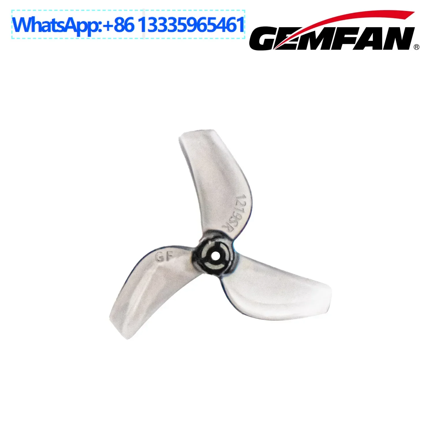 

5PAIR Qianfeng 1219S-3 31mm three-blade propeller FPV crossing machine 1.2 inch tinywhoop aircraft ultra-light blade