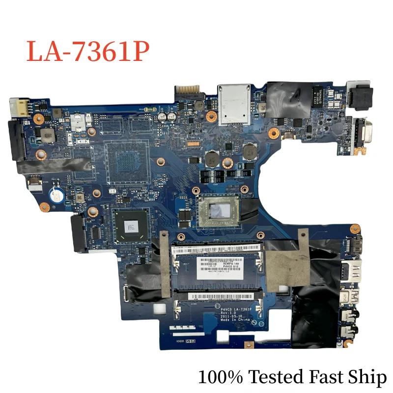 

LA-7361P For Acer TravelMate 8481 Motherboard MBV4T02001 With i3-2357M CPU DDR3 Mainboard 100% Tested Fast Ship